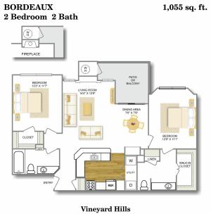 Diverse Floor Plans | South Austin TX Apartments | Vineyard Hills Apartments