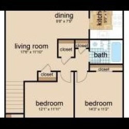 Two Bedroom 2nd