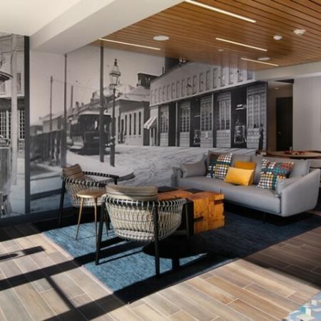 Interior Lobby | Allston Massachusetts Apartments for Rent | TRAC 75