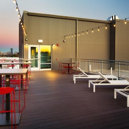 Resident Sun Deck | Apartment Homes In Allston | TRAC 75