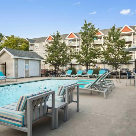 Pool at Kensington apartments at Chelmsford MA | Apartments for rent