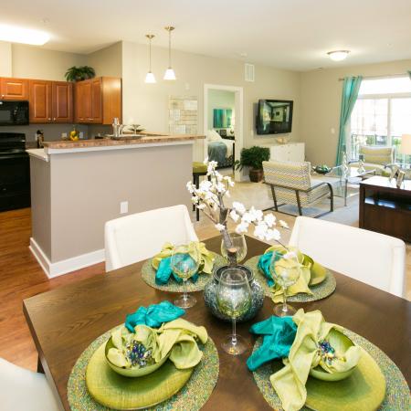 Spacious Dining Room | Apartment in Elkridge, MD | Verde at Howard Square