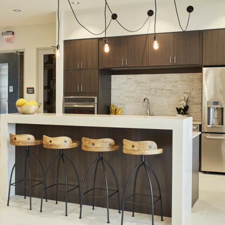 Mave clubroom kitchen, apartments for rent in Stoneham