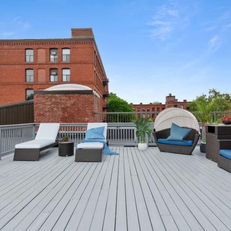 Resident Roof Deck | Apartments in Springfield MA | Stockbridge Court