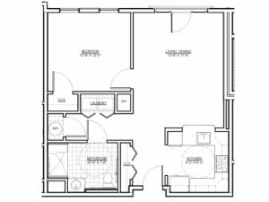 Floor Plan 7 | Everett MA Apartments | Wellington Parkside