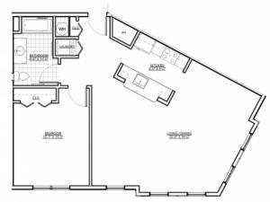 Floor Plan 3 | Luxury Apartments Medford MA | Wellington Parkside