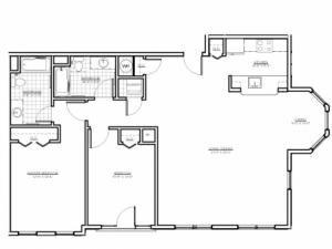 Floor Plan 12 | Everett MA Apartments | Wellington Parkside