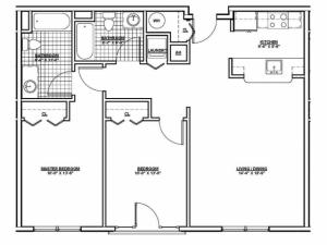 Floor Plan 15 | Apartments Chelsea MA | Wellington Parkside
