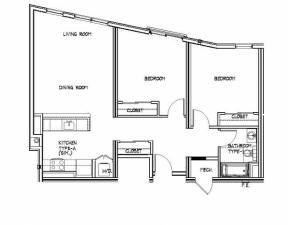 Floor Plan 17 | Allston Apartments Boston | Trac 75