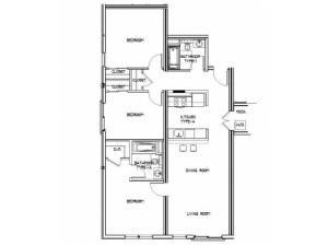 Floor Plan 23 | Luxury Apartments In Allston MA | Trac 75