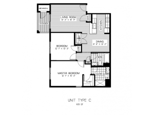 Floor Plan 5 | Apartments Randolph MA | Residences at Great Pond