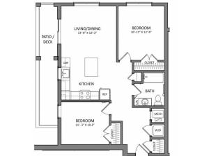 Floor Plan 8 | Apartments In Beverly MA | Link 480