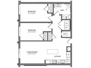 Floor Plan 9 | Apartments For Rent North Of Boston | Link 480