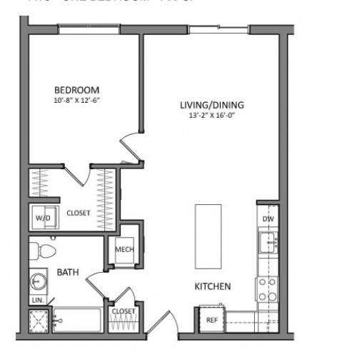 Floor Plan 5 | Apartments North Of Boston | Link 480