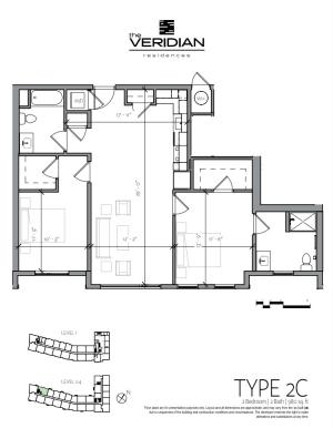 Floor Plan 4 | Portsmouth NH Apartments For Rent Downtown | Veridian Residences