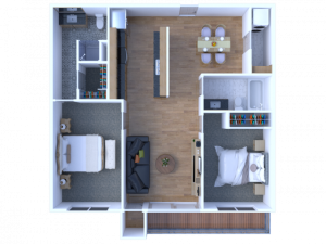 Two Bedroom - View