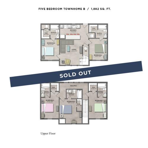 Sold Out 4 Bedroom Townhome C