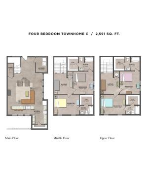 4 BR Townhome C