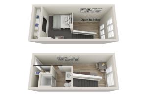 Studio - A1 Corner Loft Combined