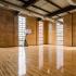 Indoor Half-Court Basketball Court.