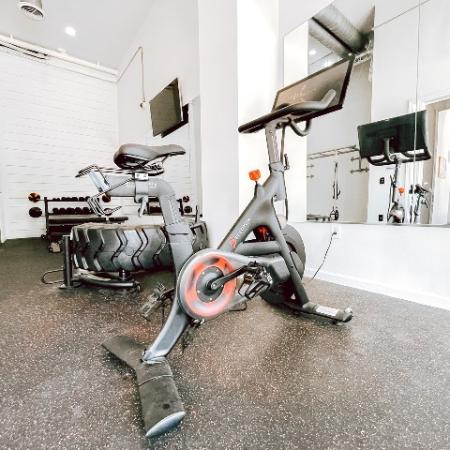 Peloton Bike in the Gym