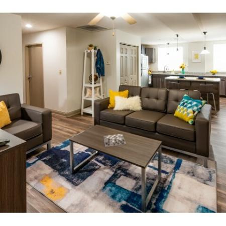 Spacious Living Room | Apartments Near IU Bloomington | The Avenue on College