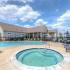 Pool and hot tub at The Landings at Chandler Crossings | Off-Campus Housing Near MSU