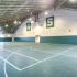 Indoor basketball court at The Club at Chandler Crossings | MSU Student Housing.