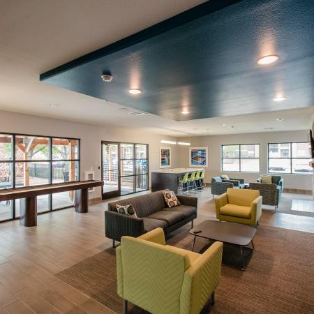 game room at college station apartments