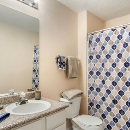 bathroom in athens rental property