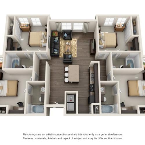 4 bedroom apartments in maryland