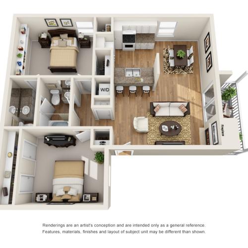 2 bedroom apartment