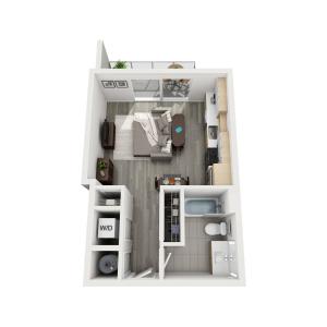 Motion at Dadeland S2-A Floor Plan