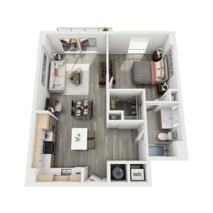 Motion at Dadeland A3 Floor Plan
