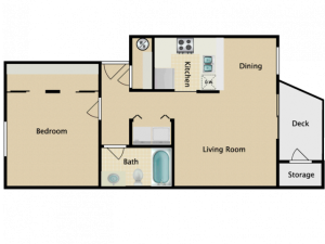 Large one bedroom