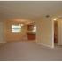 Marcell Gardens Apartments, interior, open concept living/dining/kitchen, carpet