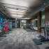 Representational Image of 24-hour Fitness Center with Echelon Spin Bikes and Echelon Reflect Mirror
