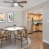 Standard 2 Bedroom Garden Insight Kitchen & Dining Area at The Views of Naperville apartments