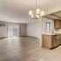 Renovated 1 Bedroom Tower Scene Kitchen & Dining Area at The Views of Naperville apartments
