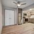 Renovated 2 Bedroom Garden Insight Kitchen & Living Area at The Views of Naperville apartments
