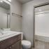 Renovated 2 Bedroom Garden Insight Bathroom at The Views of Naperville apartments