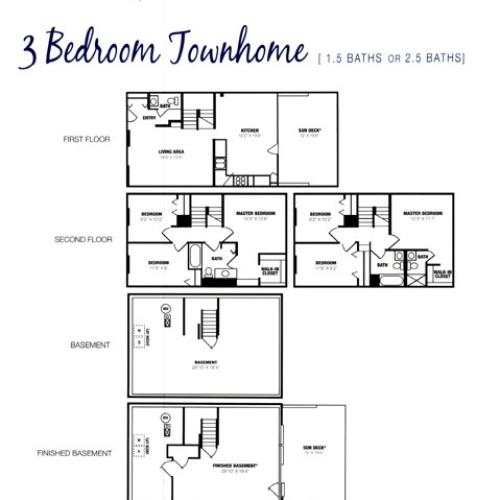 3 Bedroom Townhome