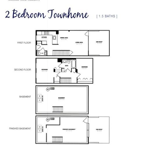 2 Bedroom Townhome