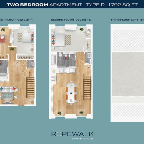 2 bed 2 bath | Apartments in Boston, MA | Ropewalk Boston
