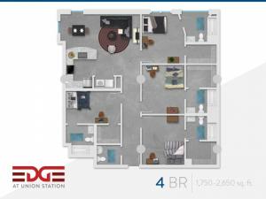 4 Bedroom | Apartments in Worcester, MA | Edge at Union Station