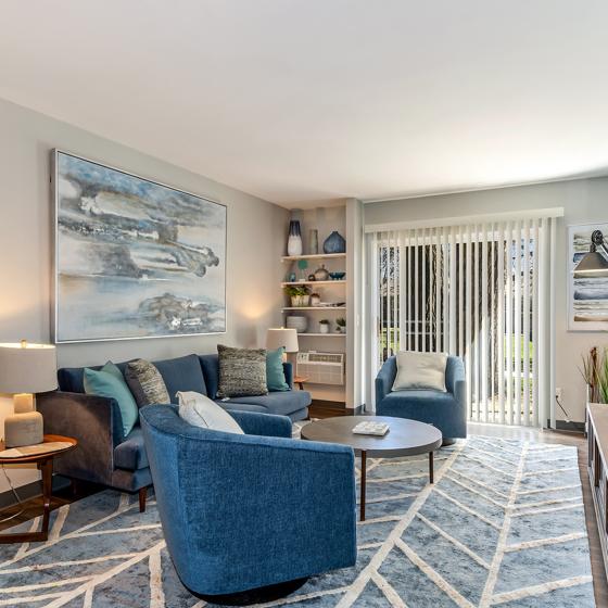 Elegant Living Area | Apartments In Madison WI | ReNew Madison