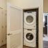 in-unit stacked washer and dryer