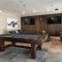 Game room pool table and TV lounge