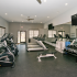 Fitness Center with cardio and weight machines and free weights