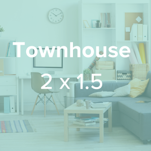 Townhouse Floorplan: 2 Bedrooms/1.5 Bathrooms